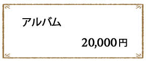 アルバム20,000円